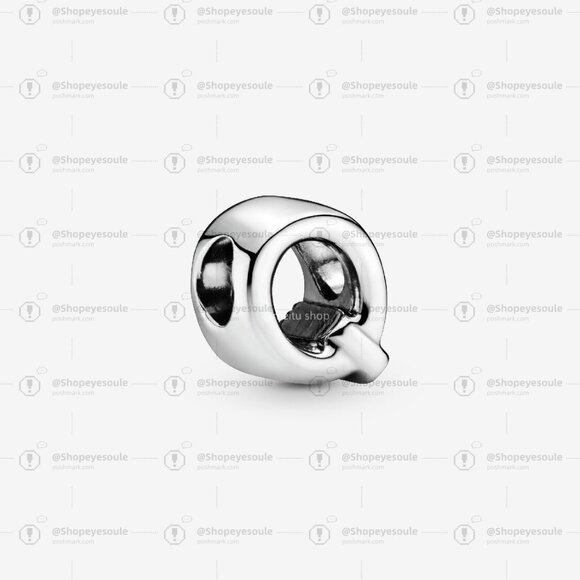 Pandora Letter Q Alphabet Charm - Picture 1 of 6